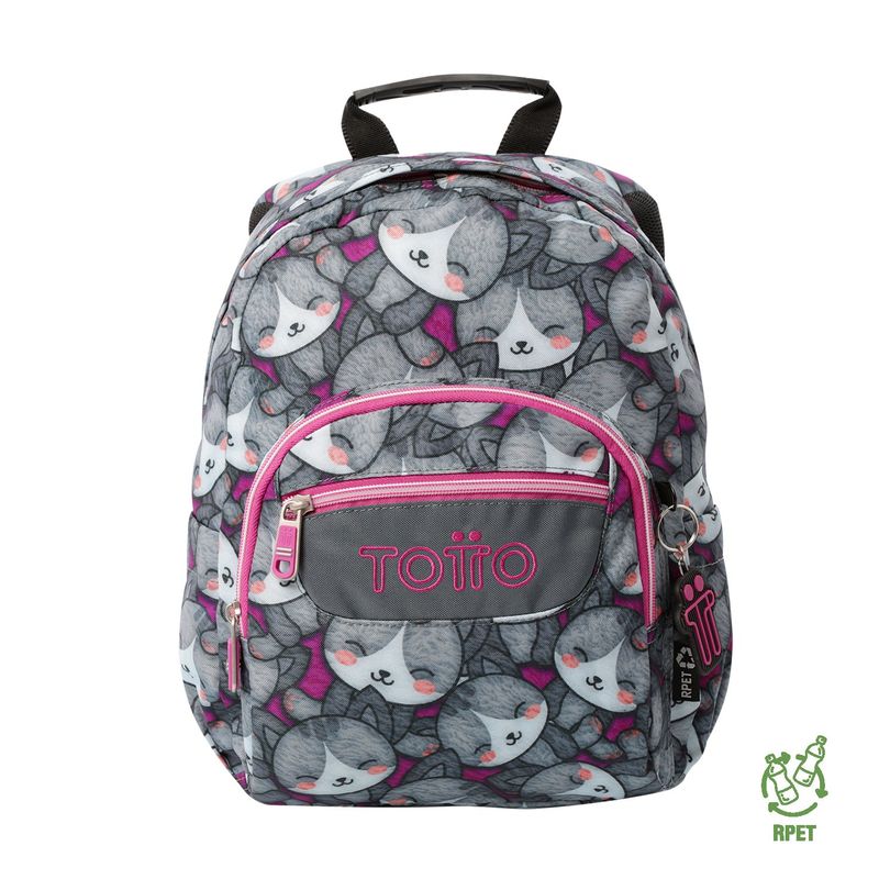 TOTTO - Mochila Escolar Para Niña Notebook 10 Tempera Totto
