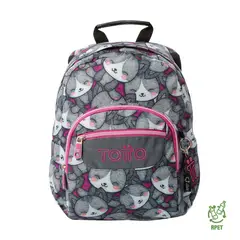 TOTTO - Mochila Escolar Para Niña Notebook 10 Tempera