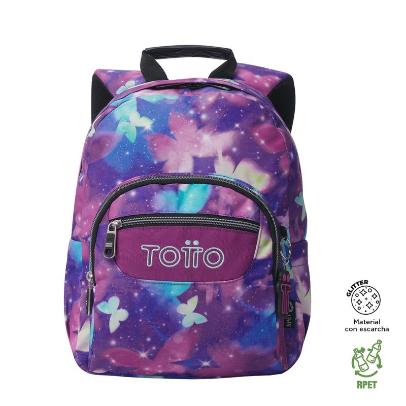 TOTTO - Mochila Escolar Para Niña Notebook 10 Tempera Totto