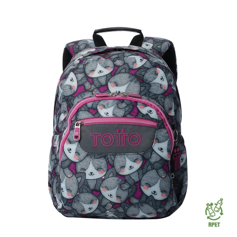 TOTTO - Mochila Escolar para Niña Notebook 13 Gommas Totto