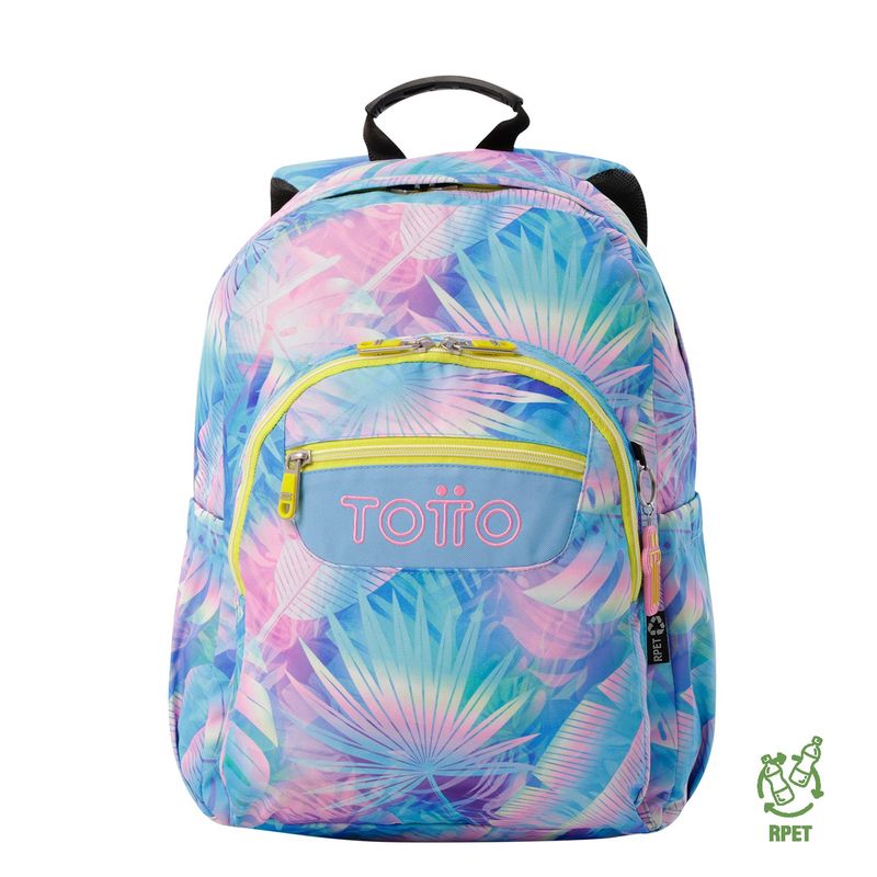 TOTTO - Mochila Escolar para Niña Notebook 14 Acuarela Totto