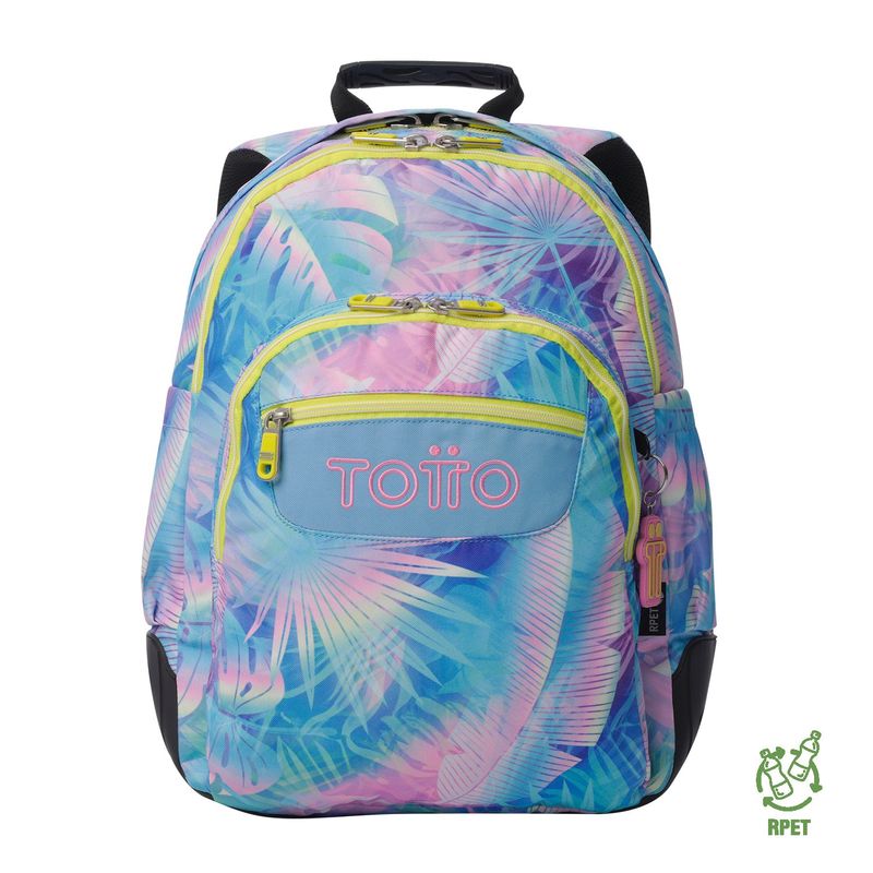 TOTTO - Mochila Escolar Para Niña Notebook 14 Rayol Totto