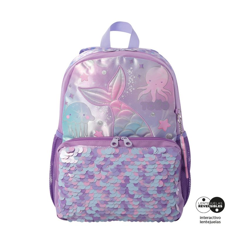 TOTTO - Mochila Escolar para Niña Sireny Madiana Totto