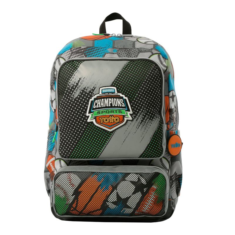 TOTTO - Mochila Escolar para Niño Multisport Grande Totto