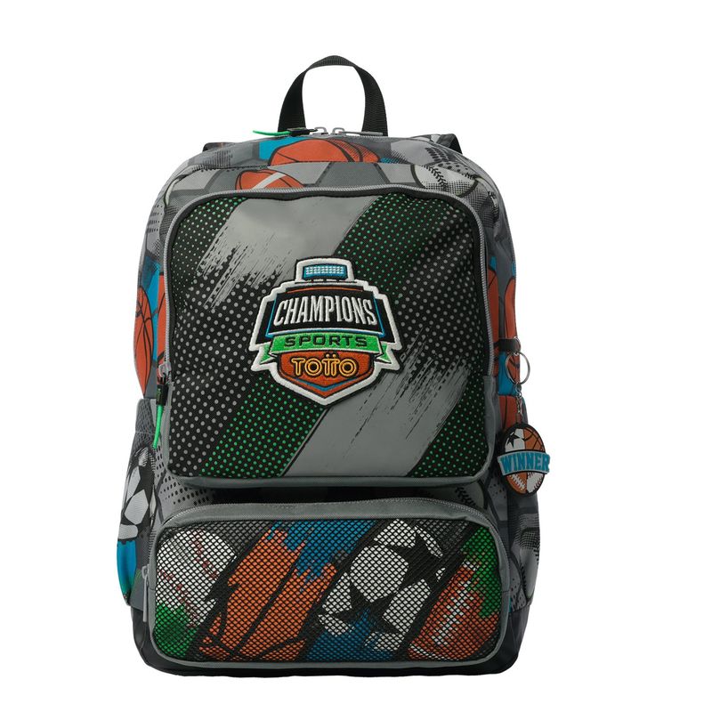 TOTTO - Mochila Escolar para Niño Multisport Mediana Totto