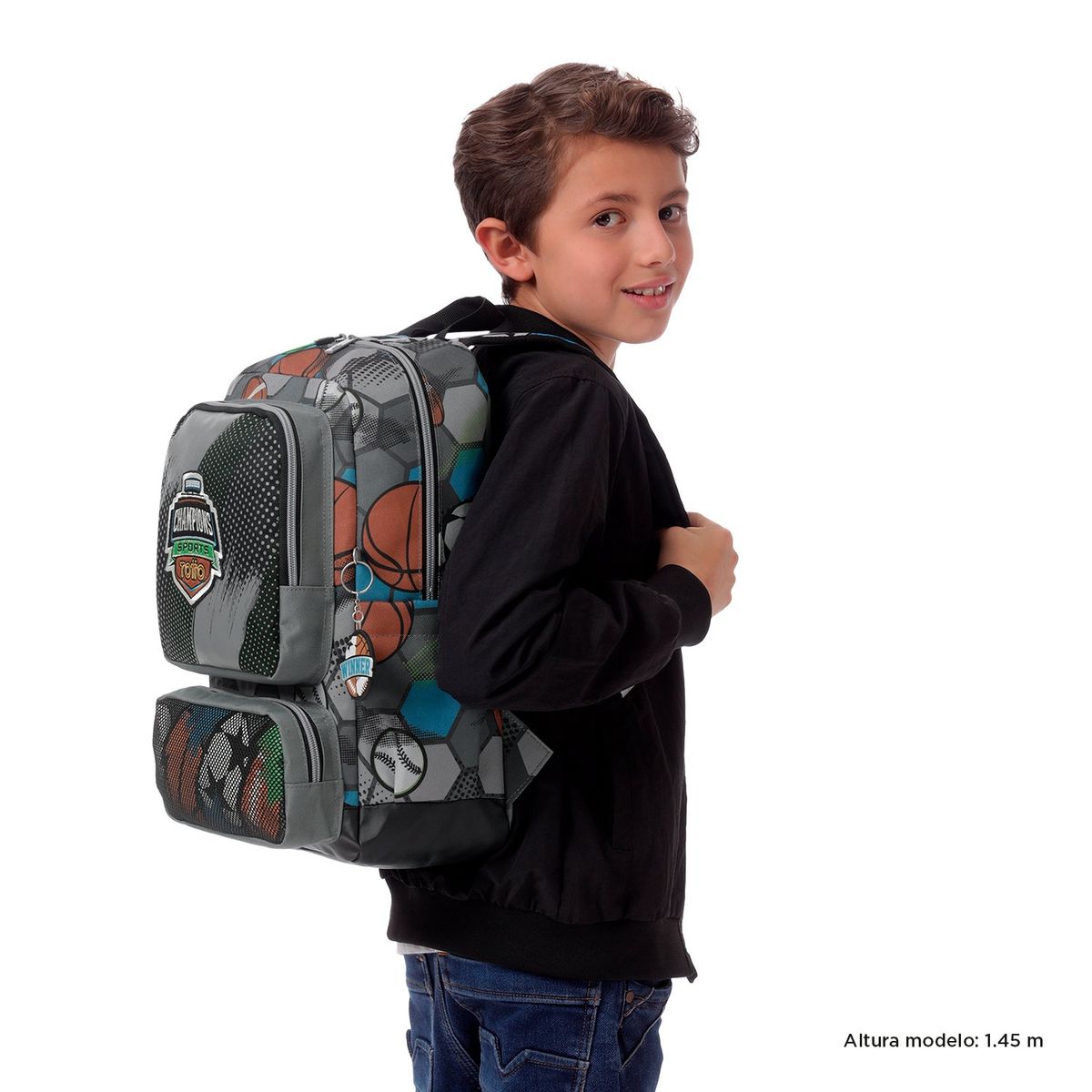 TOTTO - Mochila Escolar para Niño Multisport Mediana Totto