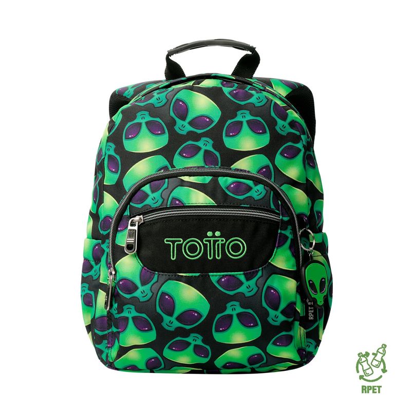 TOTTO - Mochila Escolar para niño Notebook 10 Tempera Totto