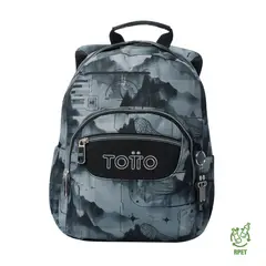 TOTTO - Mochila Escolar para niño Notebook 10 Tempera