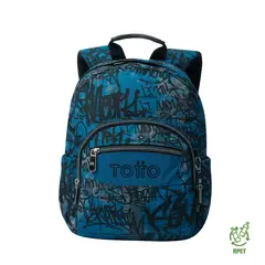 TOTTO - Mochila Escolar para niño Notebook 10 Tempera