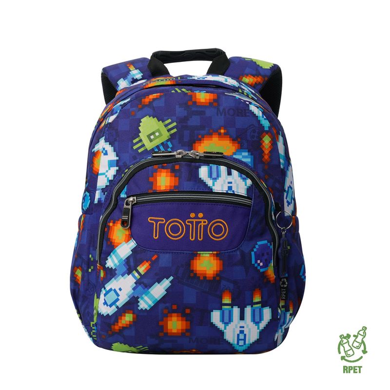 TOTTO - Mochila Escolar Para Niño Notebook 13 Gommas Totto