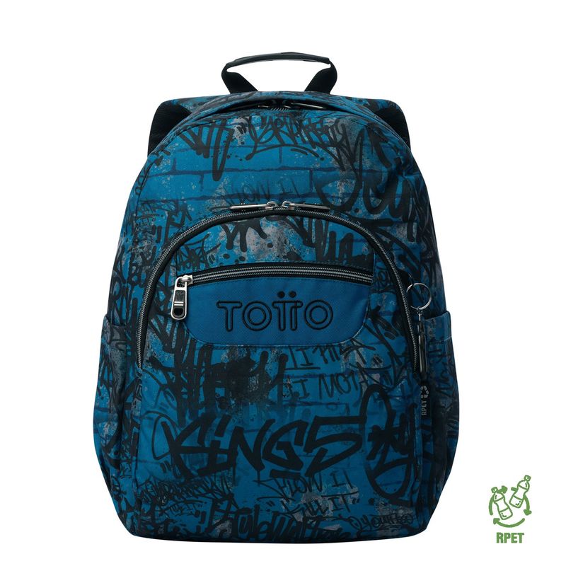 TOTTO - Mochila Escolar Para Niño Notebook 14 Acuarela Totto