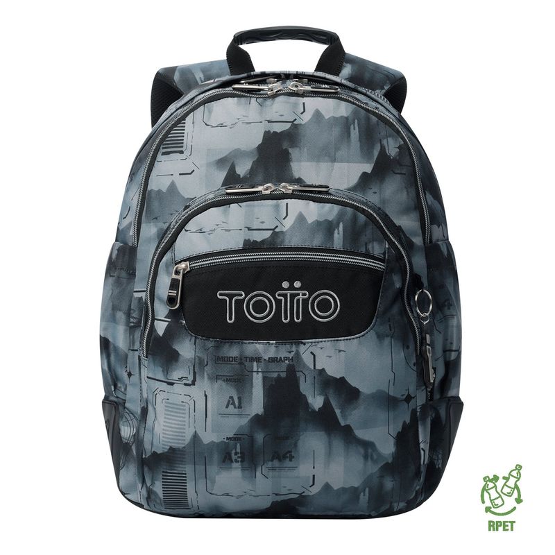 TOTTO - Mochila Escolar para niño Notebook 14 Rayol Totto