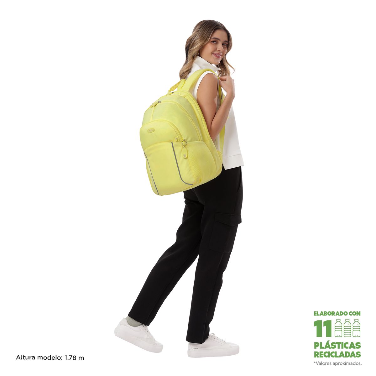 TOTTO - Mochila Urbana Juvenil Cambri 20 Notebook 154 Mujer Totto