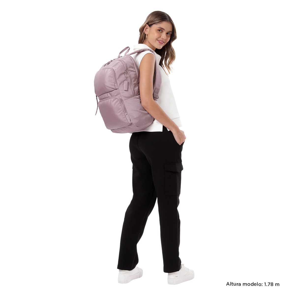 TOTTO - Mochila Urbana Juvenil Cloud Notebook 14 para Mujer Totto
