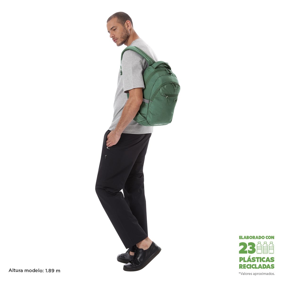TOTTO - Mochila Urbana Juvenil Misisipi Notebook 14 Para Hombre Totto