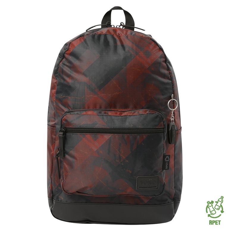 TOTTO - Mochila Urbana Juvenil Notebook 14 Tocax Para Hombre Totto