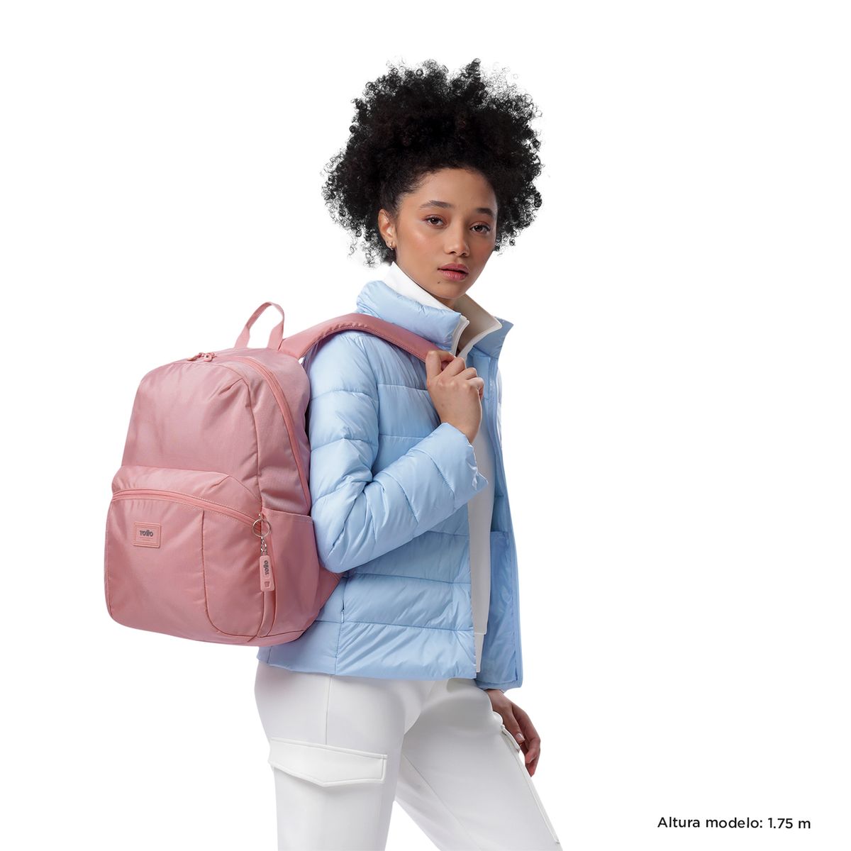 TOTTO - Mochila Urbana Juvenil Notebook 14 Trik Para Mujer Totto