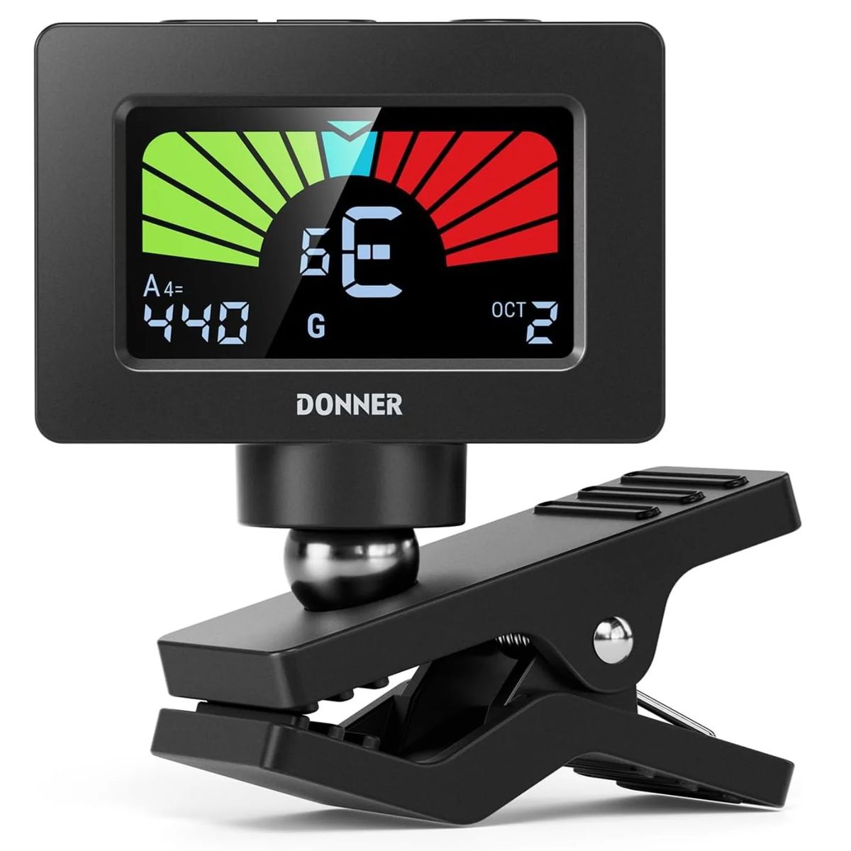 GENERICO - Afinador de guitarra Donner DT-10 magnético y de clip