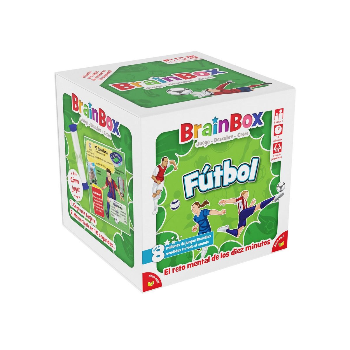 ANSALDO - Juego de cartas BrainBox fútbol habilidades de memoria