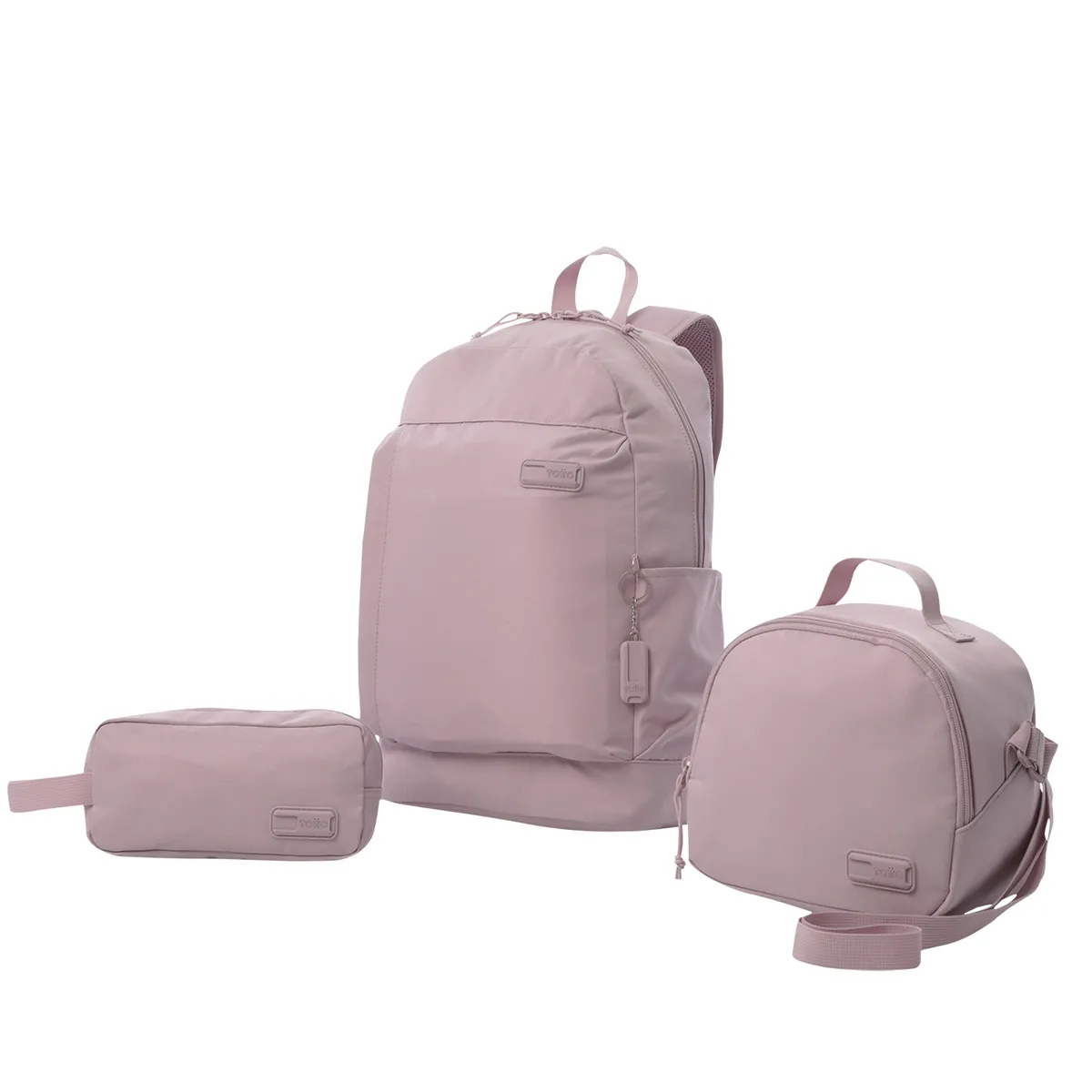 TOTTO - Pack Escolar X 3 + Lonchera + Estuche Yuno Mochila 14 Totto