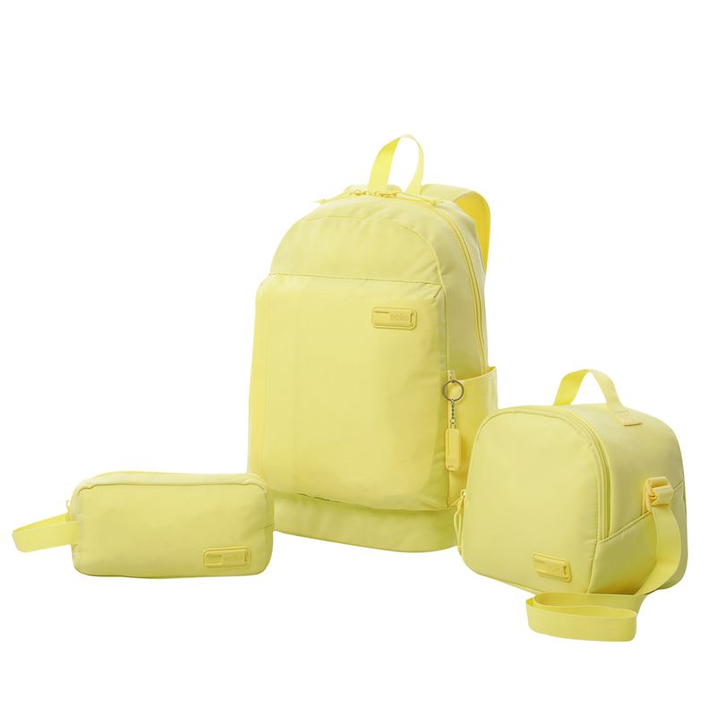 TOTTO - Pack Escolar X 3 + Lonchera + Estuche Yuno Mochila 14 Totto