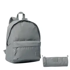 TOTTO - Pack X 2 Mochila Escolar + Cartuchera Kalex
