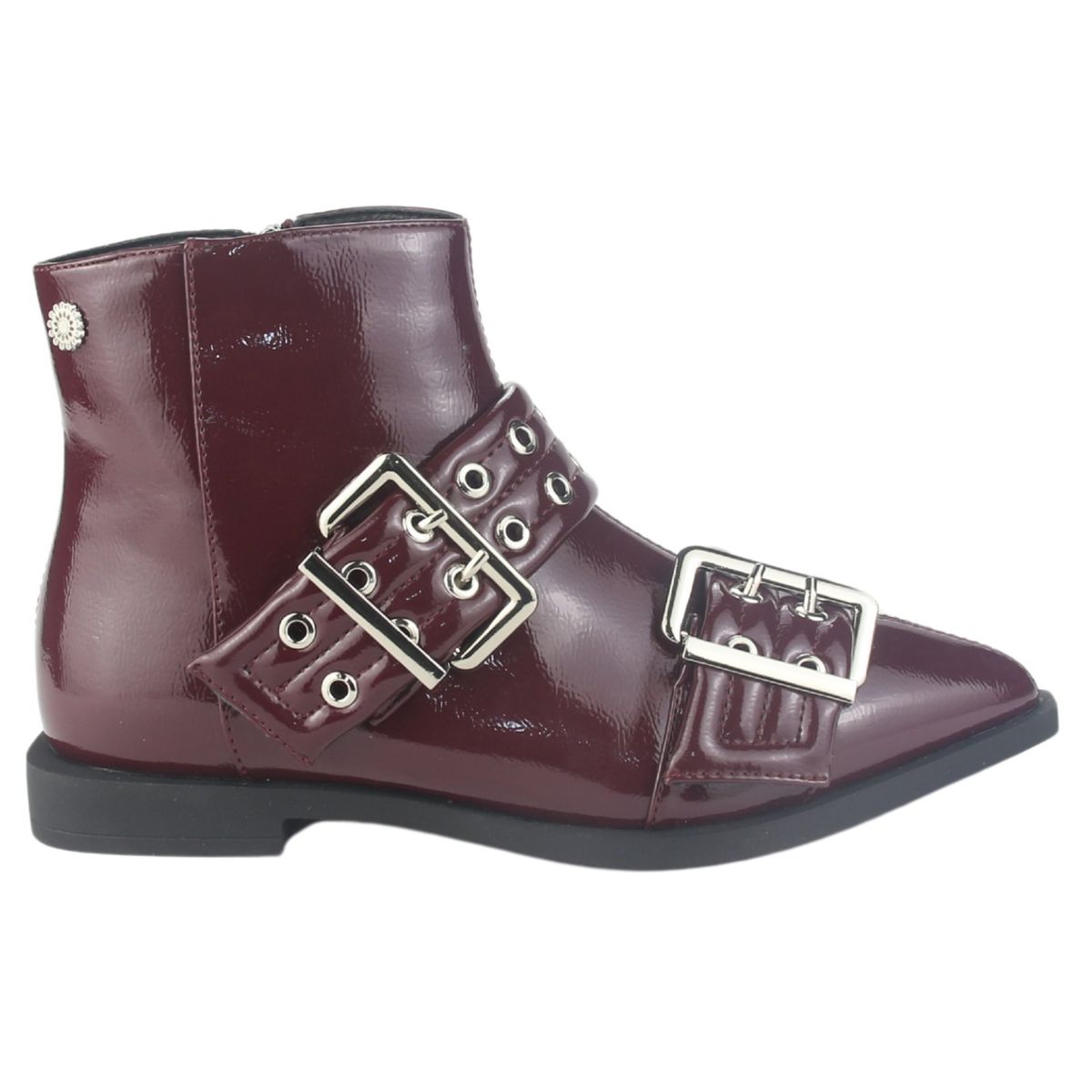 CHALADA - Botin Mujer Burdeo Casual Chalada Slik-11