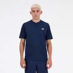 NEW BALANCE - Polera Tenis Hombe Tournament Azul