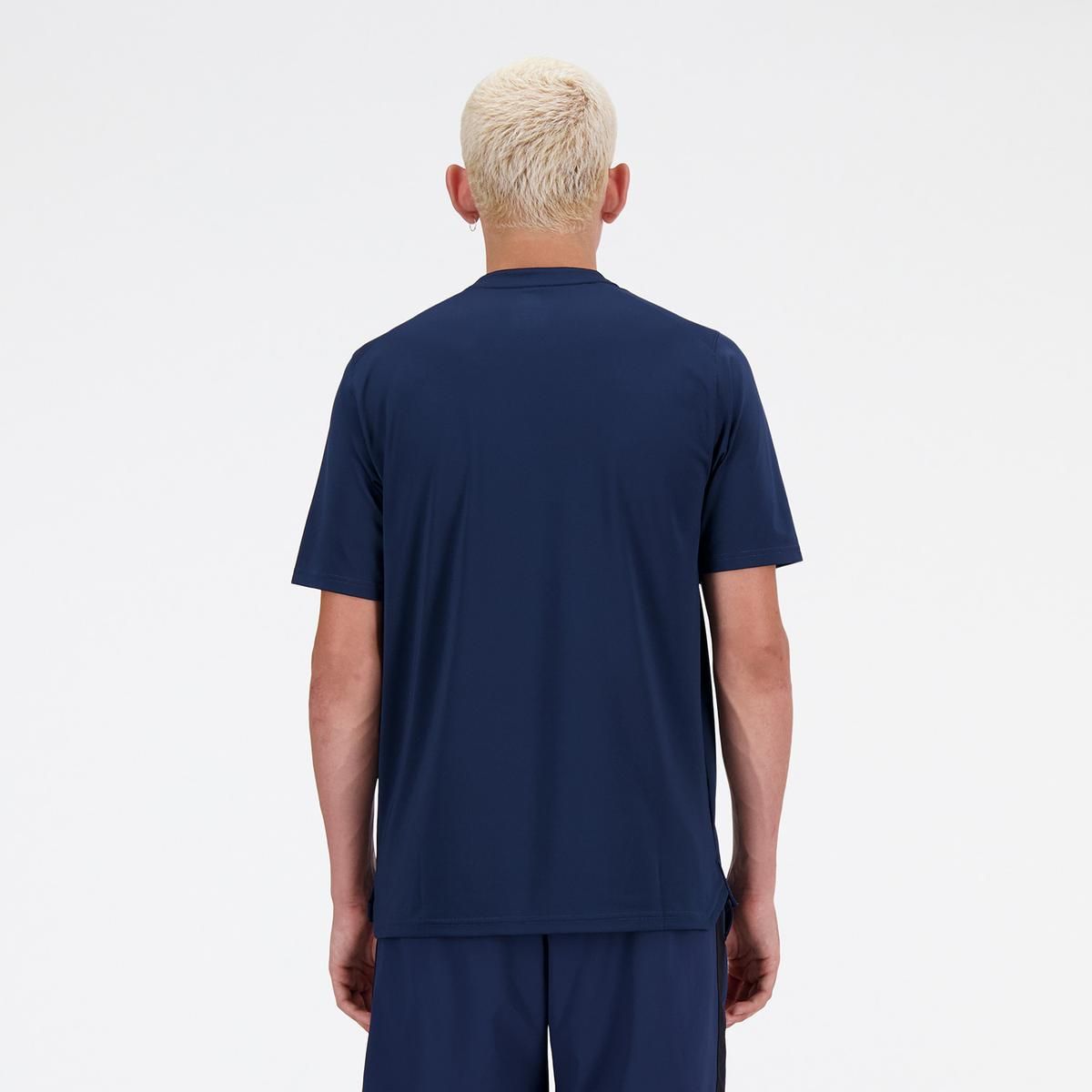 NEW BALANCE - Polera Tenis Hombe New Balance Tournament Azul