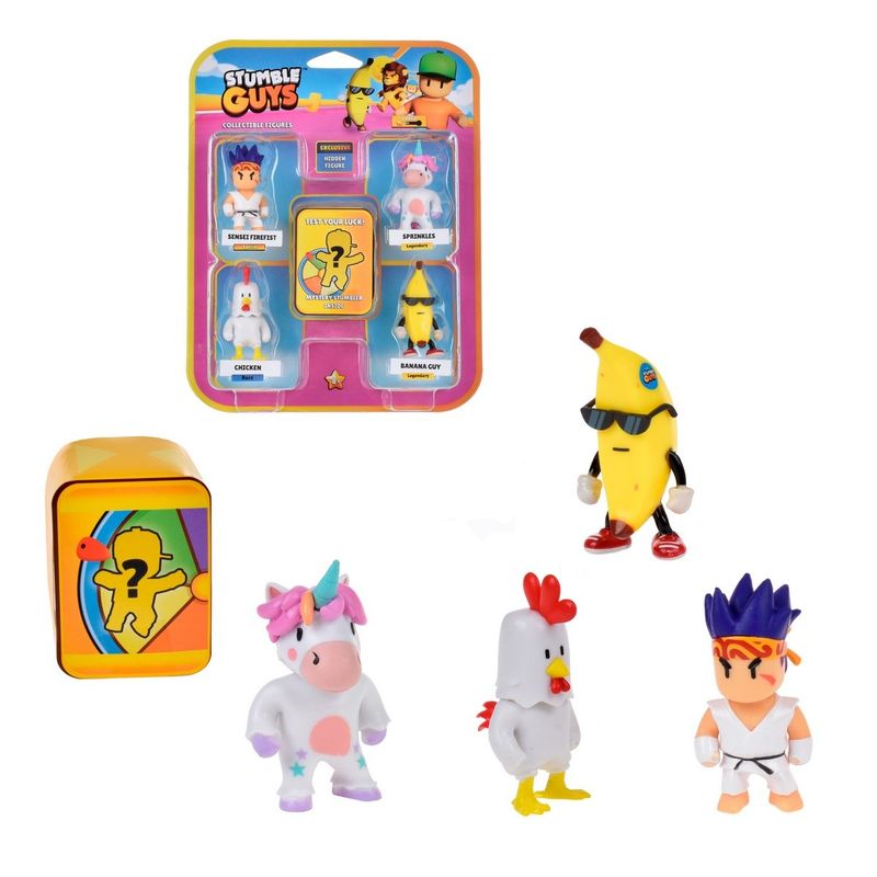 ANSALDO - PACK 5 FIGURAS 5 CMS STUMBLE GUYS - SPRINKLES