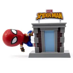 MARVEL - SPIDERMAN 8 CMS CON ESCENARIO EDIFICIO - SPIDER - CLAN
