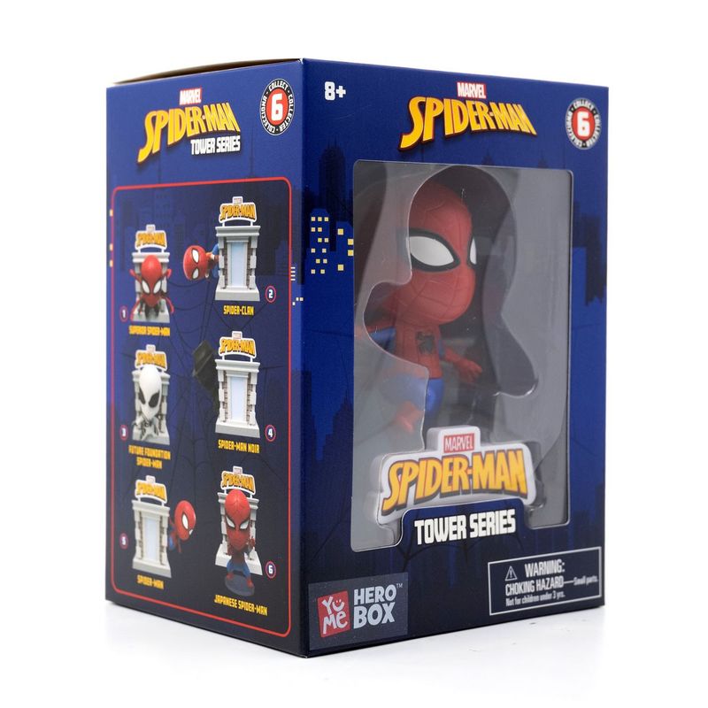 MARVEL - FIGURA SPIDERMAN 8 CMS CON ESCENARIO EDIFICIO - SPIDER - MAN