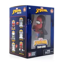 MARVEL - FIGURA SPIDERMAN 8 CMS CON ESCENARIO EDIFICIO - SPIDER - MAN