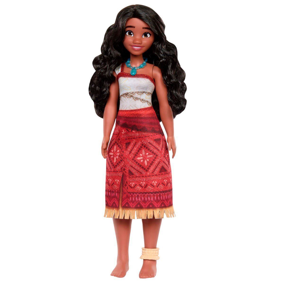 DISNEY - Muñeca Moana Disney vestuario removible y cabello ondulado