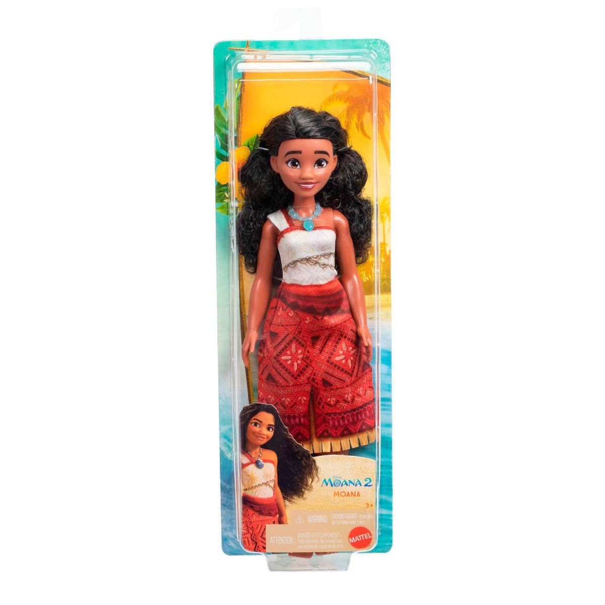 DISNEY - Muñeca Moana Disney vestuario removible y cabello ondulado