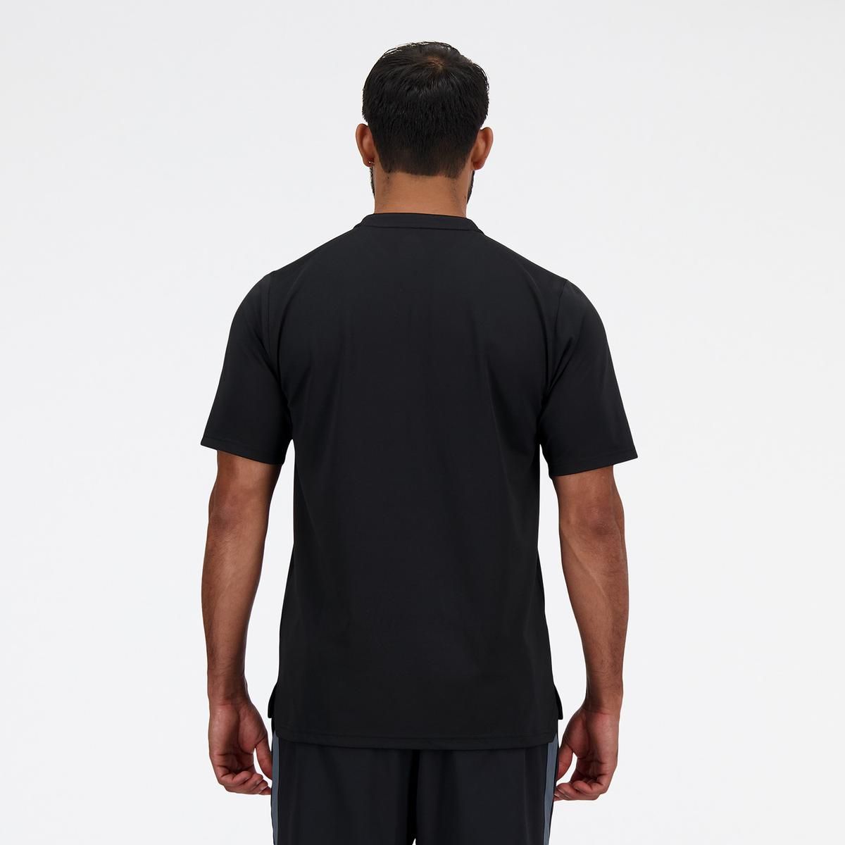 NEW BALANCE - Polera Tenis Hombe New Balance Tournament Negro