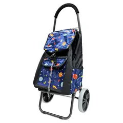 GENERICO - Carrito De Compras Plegable Sidney Feria Supermercado