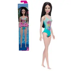 BARBIE - FASHION & BEAUTY DE PLAYA SORPRESA-TRAJE BAÑO VERDE