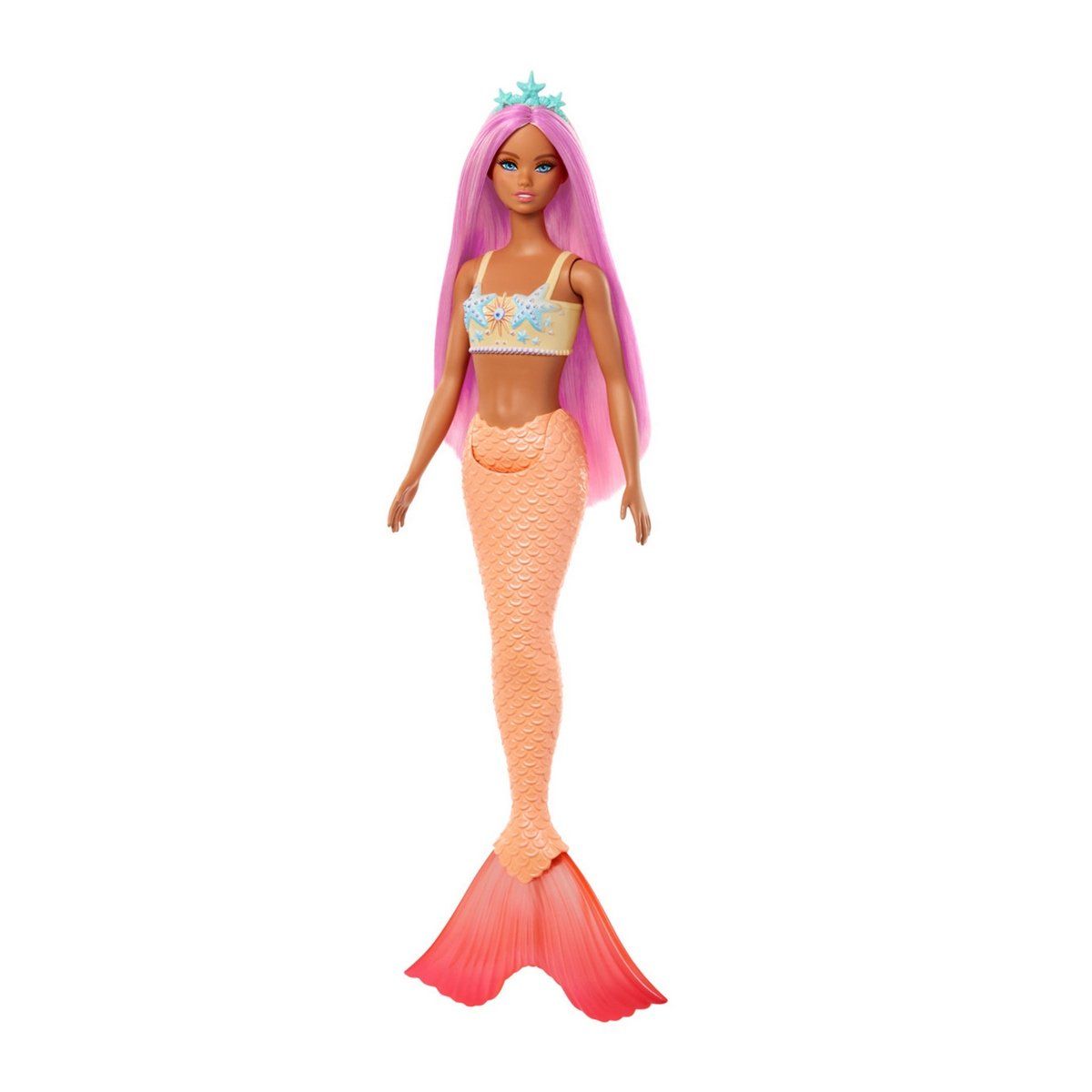 BARBIE - BARBIE SIRENAS CON CABELLO DE COLORES - CABELLO ROSA