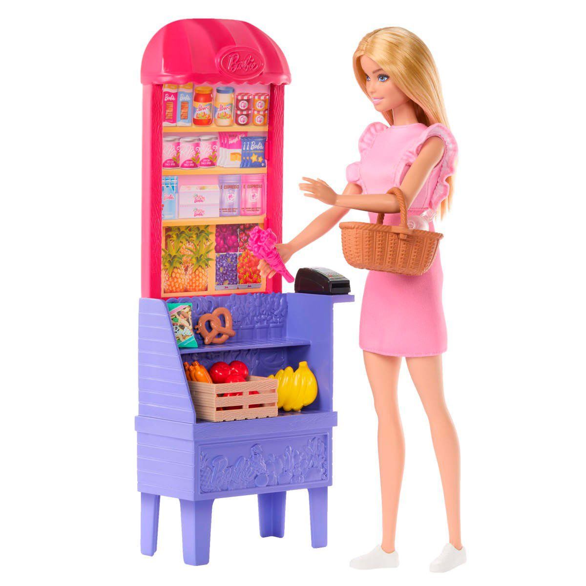 BARBIE - Muñeca Barbie set supermercado receta de la amistad