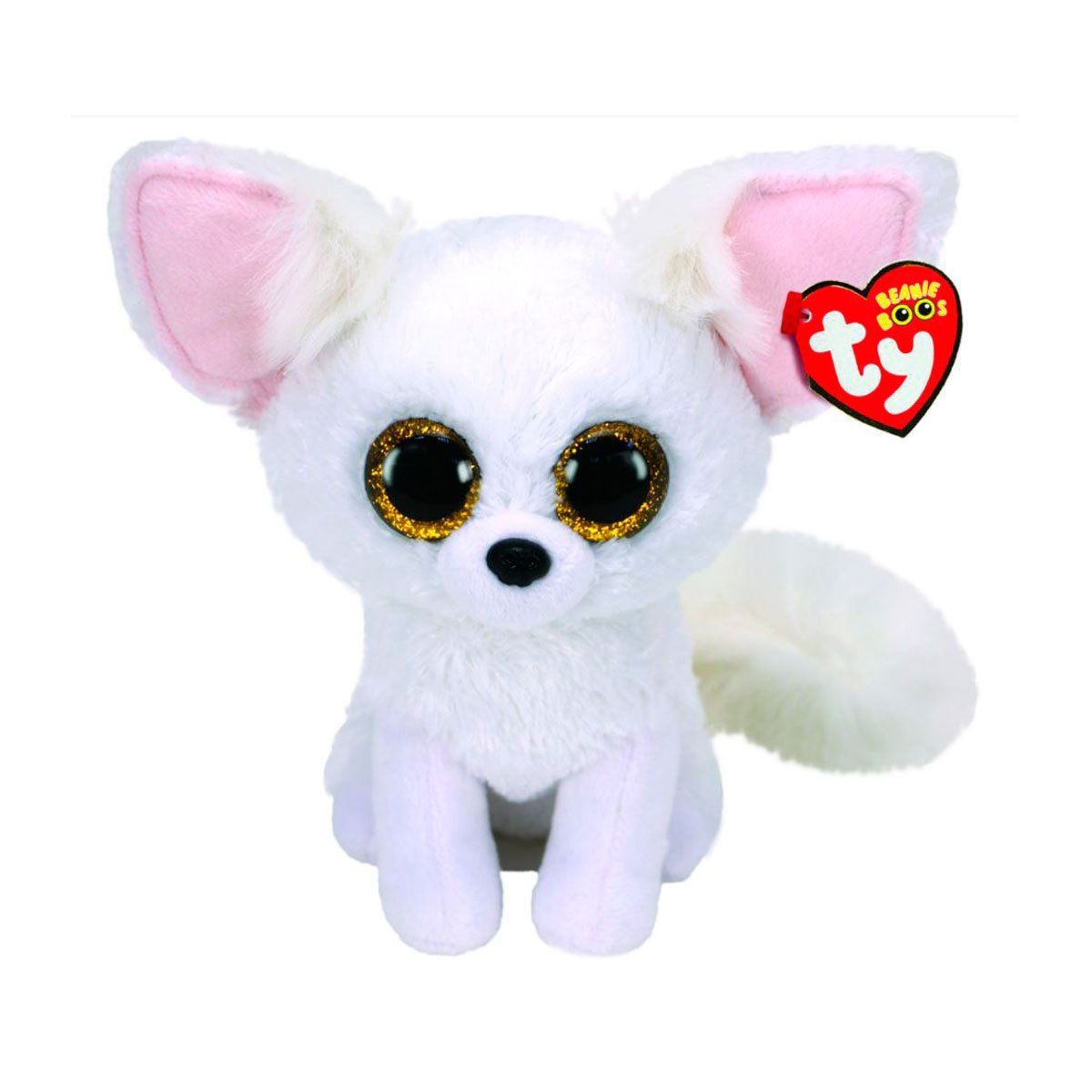 BEANIE BOOS - Peluche Beanie Boos zorro blanco suave y tierno