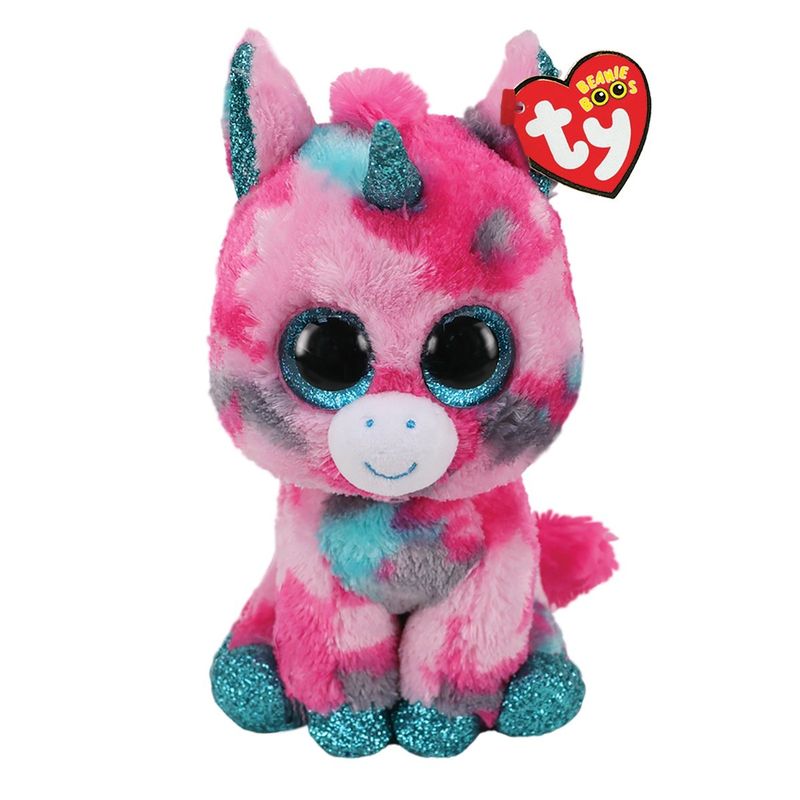 BEANIE BOOS - TY BEANIE BOOS GUMBALL UNICORNIO ROSAAGUAMARINA REGULAR