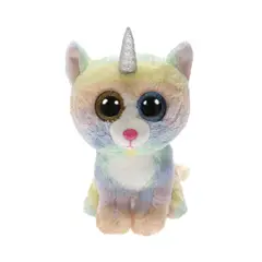 BEANIE BOOS - HEATHER - CAT WITH HORN MED TY