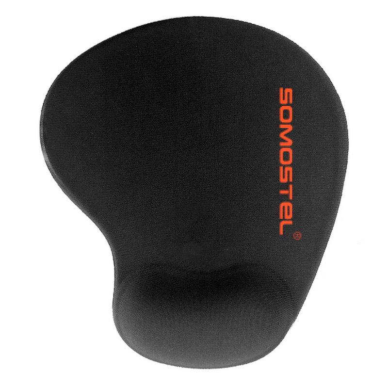 GENERICO - Mousepad Ergonómico Almohadilla Pillow Hand Somostel 23cm x 19cm Negro