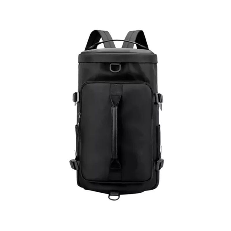 GENERICO - Bolso viaje impermeable multiuso-hombro gym color negro