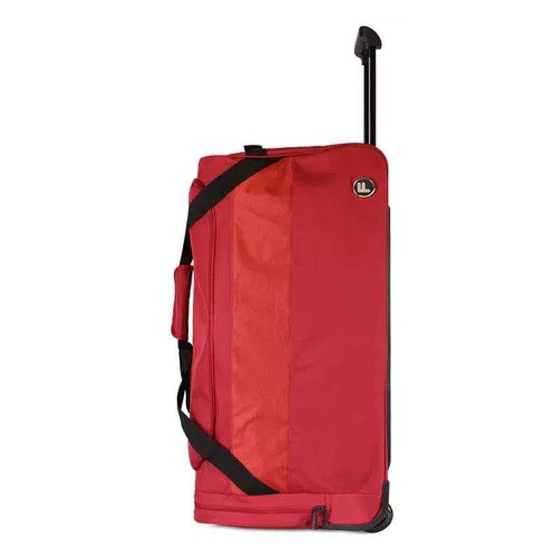 GENERICO - Bolso de viaje con ruedas Kross L 131 L rojo con candado