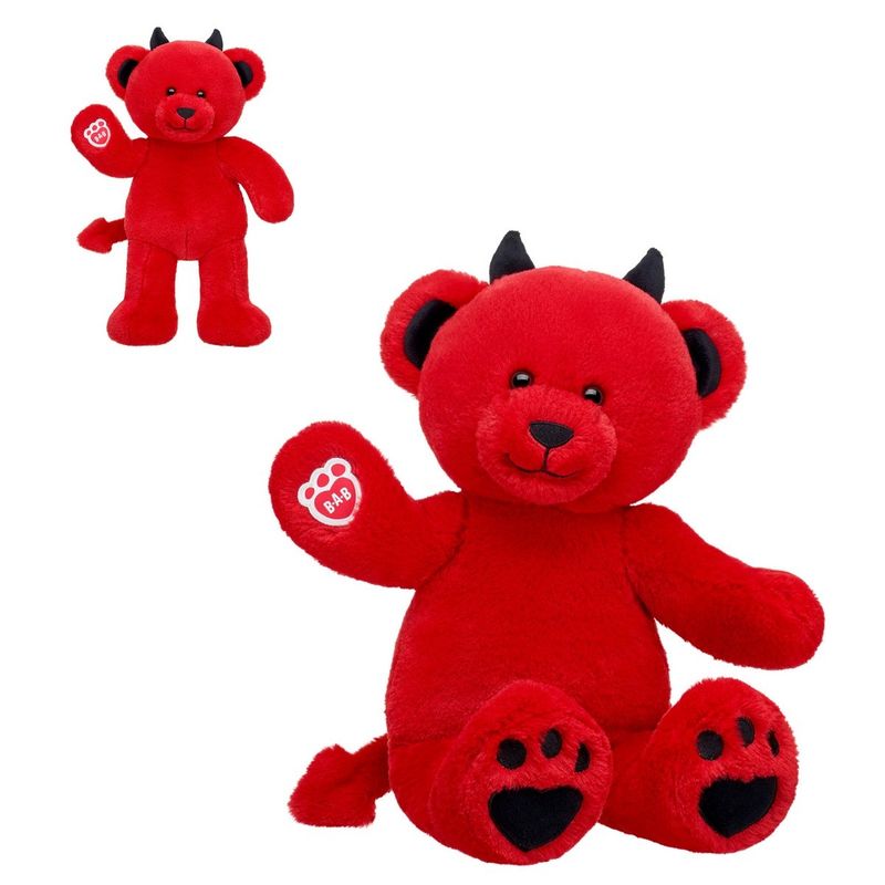 BUILD A BEAR - PELUCHE OSO DIABLO BUILD-A-BEAR