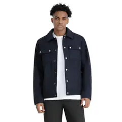 DOCKERS - Chaqueta Hombre Wool Blend Regular Fit Azul