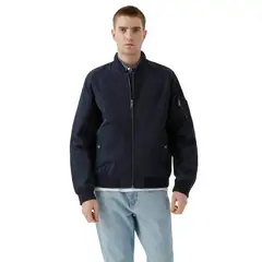 DOCKERS - Chaqueta Hombre Bomber Regular Fit Azul