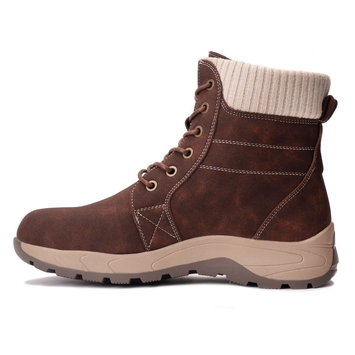 CHINITOWN - Botín Casual Mujer Catherine Café Oscuro Chinitown